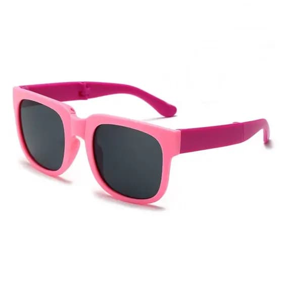 Óculos De Sol Infantil Kids Moda Menina Dobrável Proteção UV400