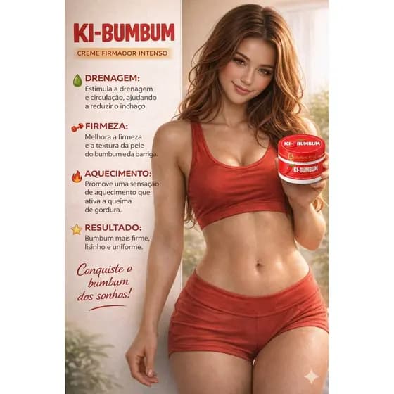 Ki-bumbum Cream Cuidado Avançado Corporal Para A Pele 200g