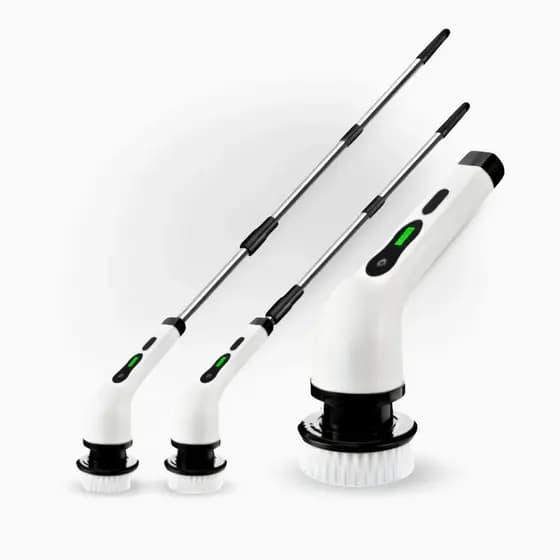 Esfregão Giratório Elétrico Recarregável com Cabo Extensor e USB-C