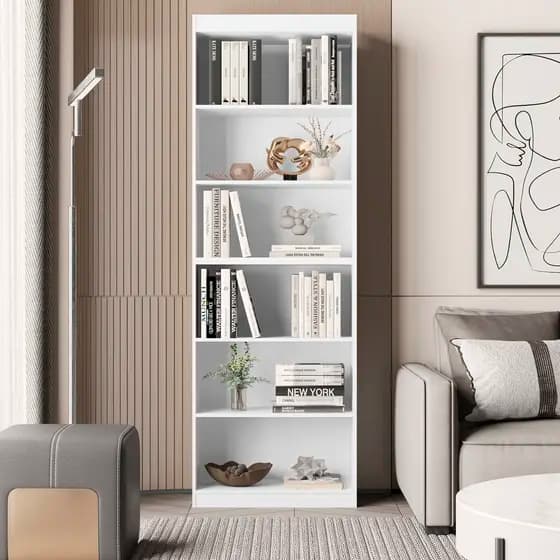 Livreiro Prateleira Organizador sapateira para quarto infantil 2 módulos Gold branco