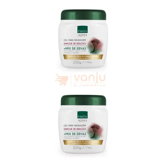 Kit 2 Alívea Gel Para Dor Muscular de 220g - Alívio Do Cansaço e Da Fadiga Muscular