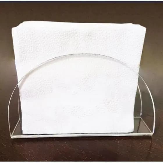 porta guardanapo de acrílico kit com 10 unidades