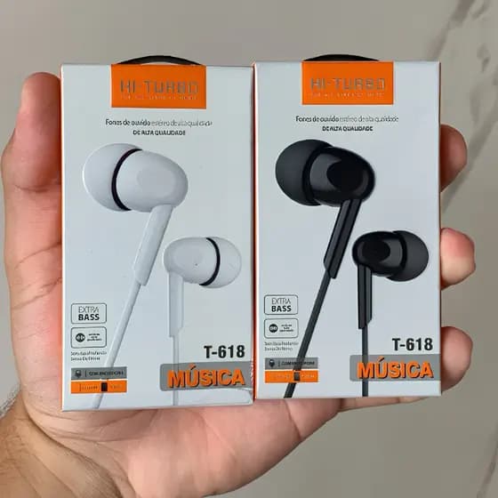Fone com Fio Hi-Turbo Intra auricular , excelente qualidade ENVIO IMEDIATO