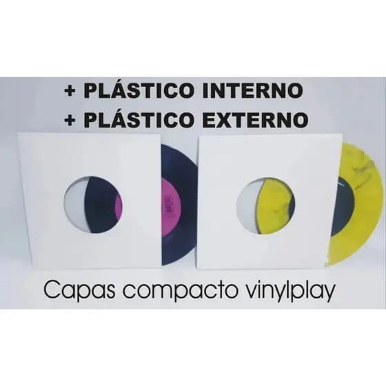 Gna Nostalgia / 25 Capas pequenas Para Compacto 7 polegadas + Plásticos Internos E Externos Grátis