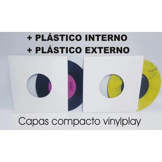 Gna Nostalgia / 10 Capas pequenas 7 polegadas + Plásticos Internos E Externos Grátis