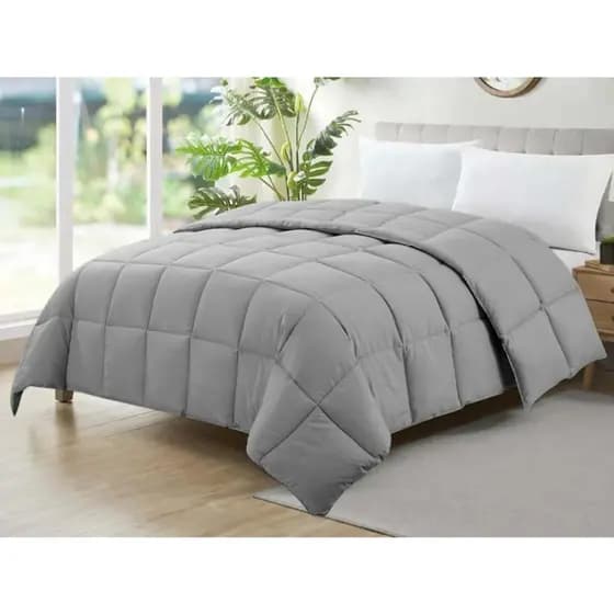 EDREDOM ECOPLUMA KING SIZE 280 x 260 MARINHO CAMESA