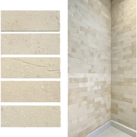 52 Tijolinhos 3D Revestimento Adesivo Pedra Flexível 1m² - Bricks Decorativo Autocolante Para Parede