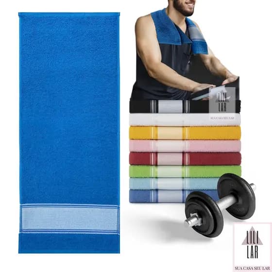 Toalha Fitness para Academia para Transfer e Sublimação 29x70cm - Treino CrossFit