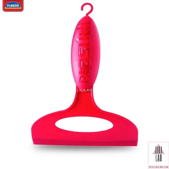 Rodinho de Pia Cozinha Rodo Seca Pia Vermelho Plasutil