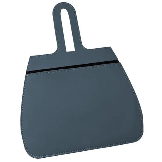 Porta Lixo Azul Oceano Lixeira Para Carro Couro Sintético