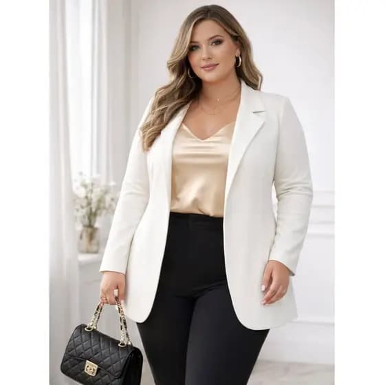 Max blazer feminina plus size tamanho G1 G2 G3