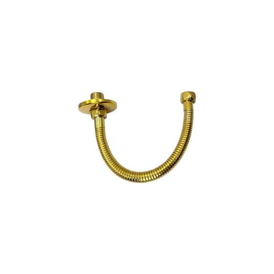 Flexivel Engate Mangueira Para Ducha Higienica com Derivação 30cm Dourado Samer