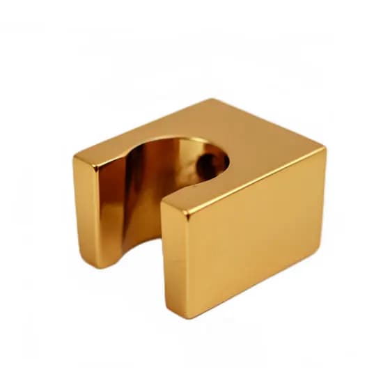 Suporte Em Metal Para Ducha Higiênica Ou Chuveiro Dourado Samer