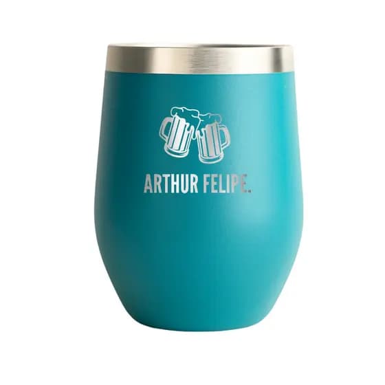 Copo Cuia Térmico 350ml – Seu Nome Gravado a Laser e Com uma Personalização Única !