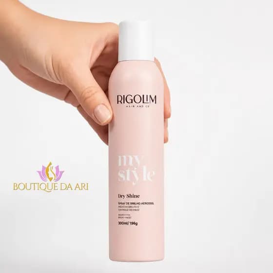 Dry Shine - Spray de Brilho Aerossol 300ml - Rigolim Hair&Co.