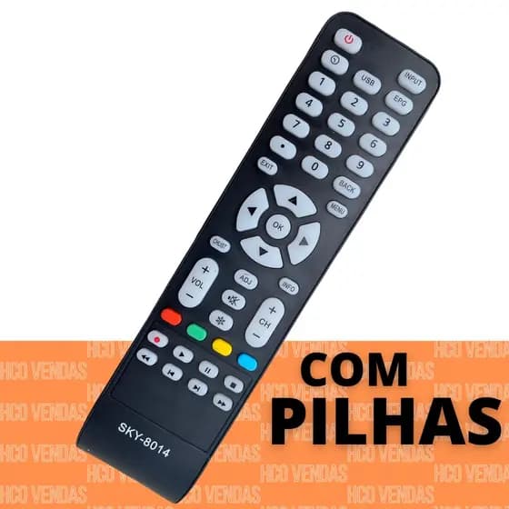 Controle Remoto para AOC Serve Todos Modelos Tv Led e Lcd Com Pilhas