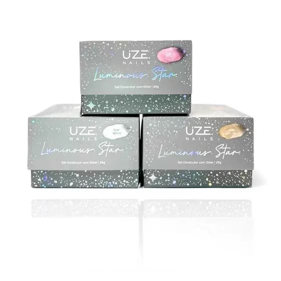 Gel Construtor Luminous Star 25g - Uze Nails - Alongamento de Unhas