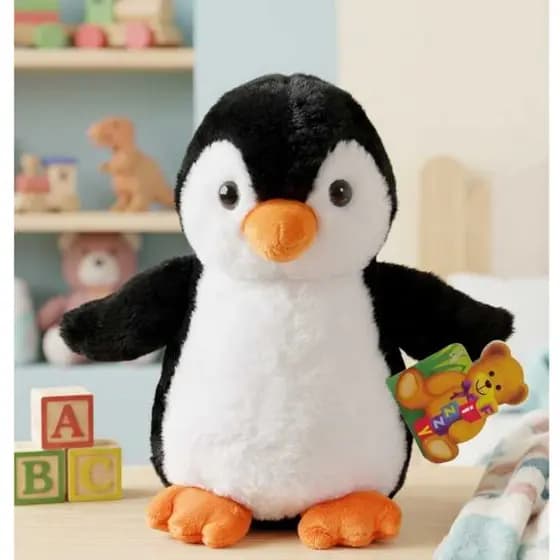 Animais Pelúcia Pinguim Safári Bicho Variados
