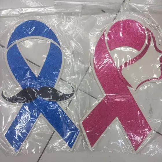laço azul mês dos homens laço rosa mês das mulheres