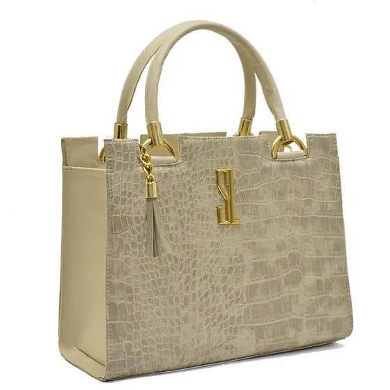 Bolsa Feminina Castelo De com Alça dupla e Transversal