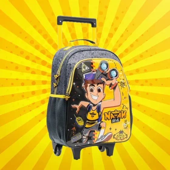Mochila de Rodinhas Escolar 16 Natan por Ai X 15580