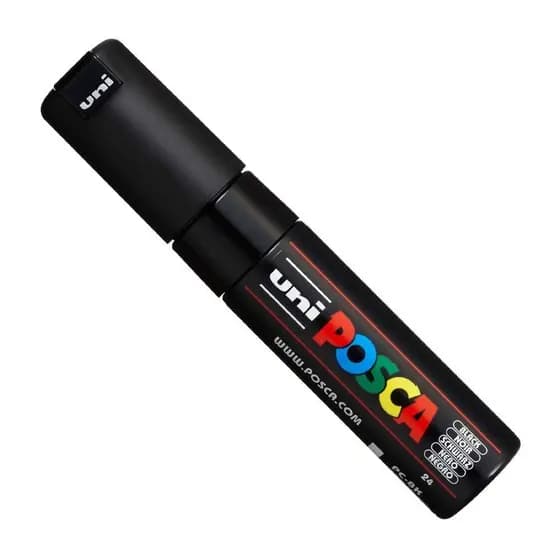 Caneta Marcador Uni Posca PC-8K Preta