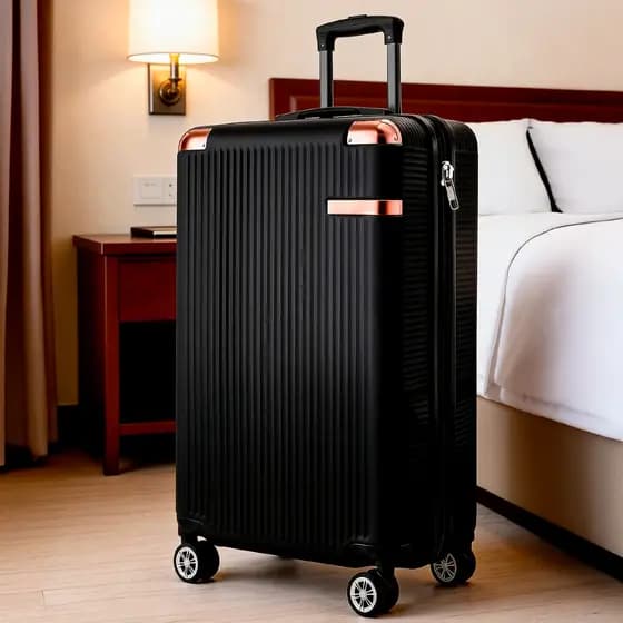 Mala de Viagem ABS 10kg Bordo Rígida Leve Rodinha 360 Expansível Antifurto Resistente Bagagem de Mão