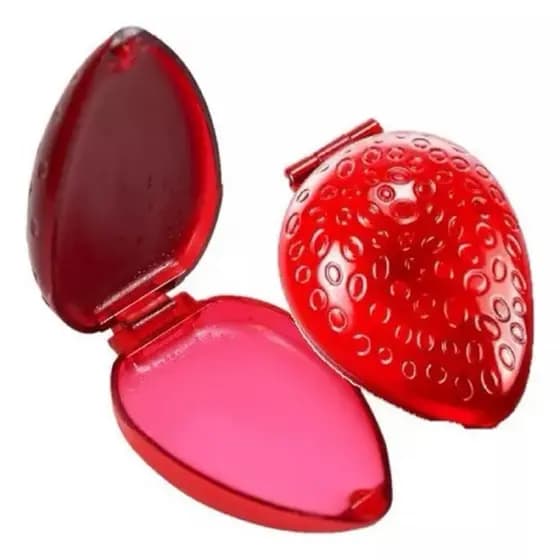 Kit com 5 pcs/8 pcs / 12 pcs BATOM BRILHO LABIAL MORANGO / batom morango infantil / batom