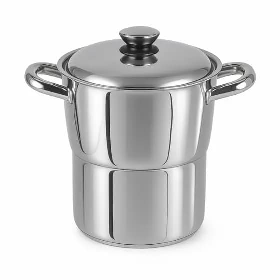 Cuscuzeiro Inox Nº16 Individual 100% Inoxidável Importado Linha Luxo