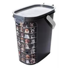 Porta Ração com tampa hermetica