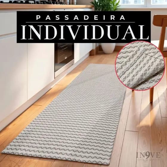 Tapete Passadeira Individual Diversas Medidas - 100% Algodão Casa Sala Quarto Cozinha