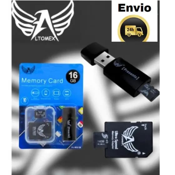 Cartão De Memória Micro SD + Adaptador SD + Pen Drive USB AL-MO