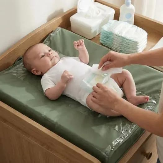 Trocador Anatômico para Bebê Encaixe Cômoda Palha