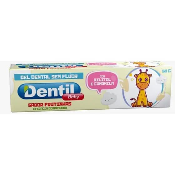 Creme Dental Dentil Baby 0-3 Anos S/fluor C/xilitol Frutinhas 50g