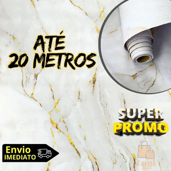 Papel de Parede Adesivo Marmorizado Ripado Autocolante Mármore Quarto Sala Cozinha