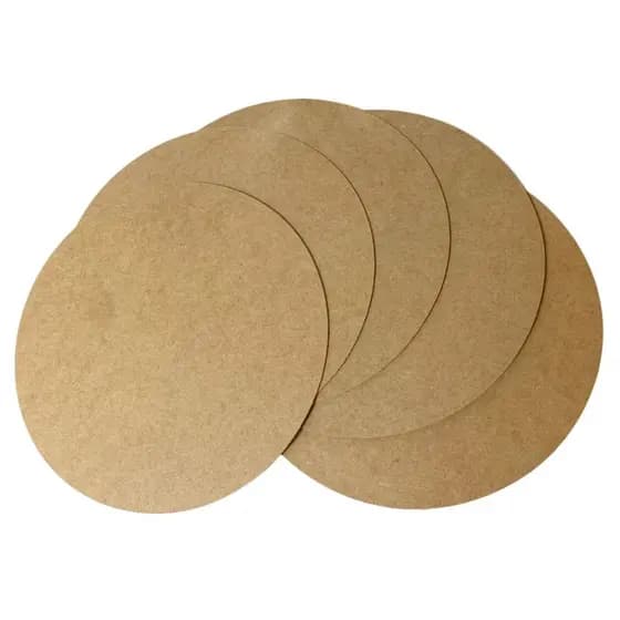 5 Unidades Disco MDF 3mm Bolacha MDF para artesanato mandala 25cm 30cm 35cm