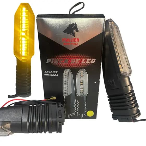 Kit 4 Pisca De Led Yamaha Seta Lander 250 Fazer 250 /150Factor 150 / 125 Ybr