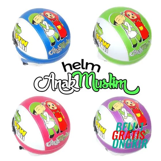 Capacete Infantil Muçulmano Retrô