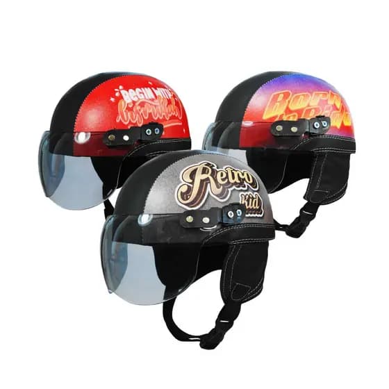 Capacete Infantil Retro Série Clássica EXP