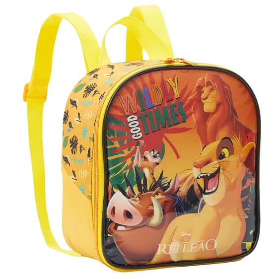 Lancheira Rei Leão Escolar Infantil Térmica Simba Pumba Timão