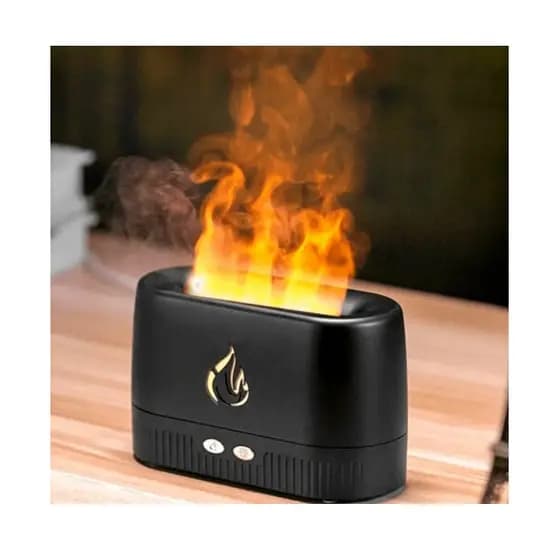 Umidificador de Ar e Ambiente Difusor de Aromas Efeito Fogueira KNUP - KP-UM607