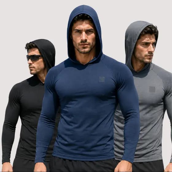 KIT 2 CAMISA CAPUZ TÉRMICA PLUS SIZE GG, G1, G2 e G3.