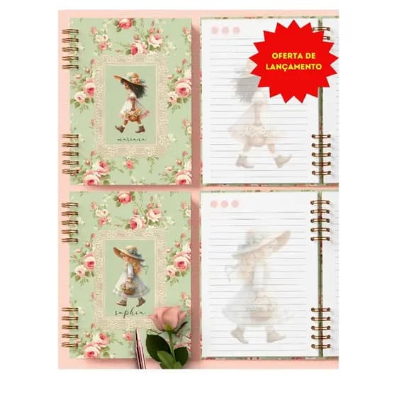 Caderno de Anotações Doce Menina
