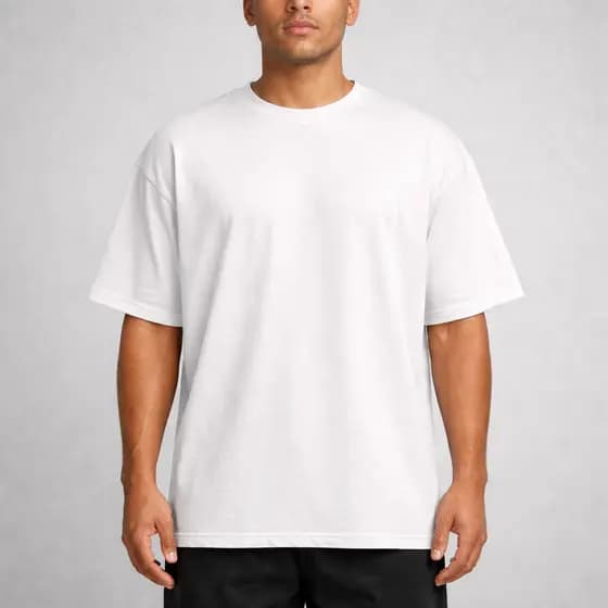 Camiseta Oversized Masculina Premium Larga Streetwear Caimento Amplo Confortável