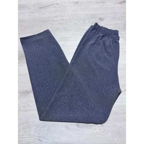 CALÇA GORGURINHO GORGURÂO CANELADO PERNA LARGA RETA SENHORA DIA A DIA PLUS SIZE COS ELASTICO ALTO