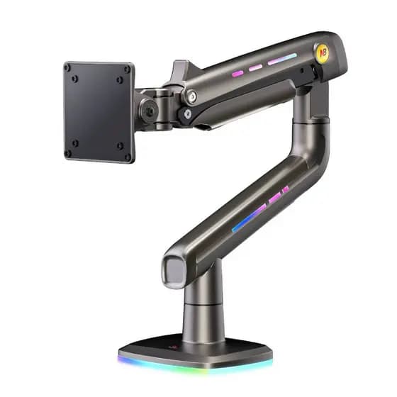 SUPORTE GAMER GRAFITE NB - F5 LED MONITOR 32 A 60 ARTICULADO