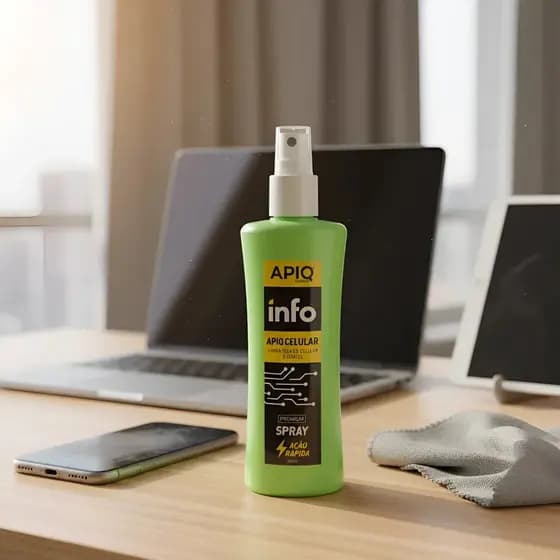 Limpador De Telas De Smartphone 300ml Apiq Celular