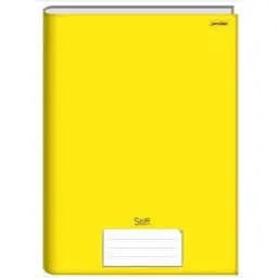 Caderno Brochurinha 1/4 Capa Dura 96 Folhas Stiff Jandaia -- Formato: Pequeno - Unidade - AMARELO
