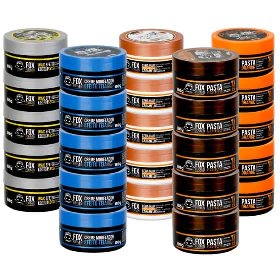 Kit Pasta Modeladora 80g Fox For Men 25 Unidades