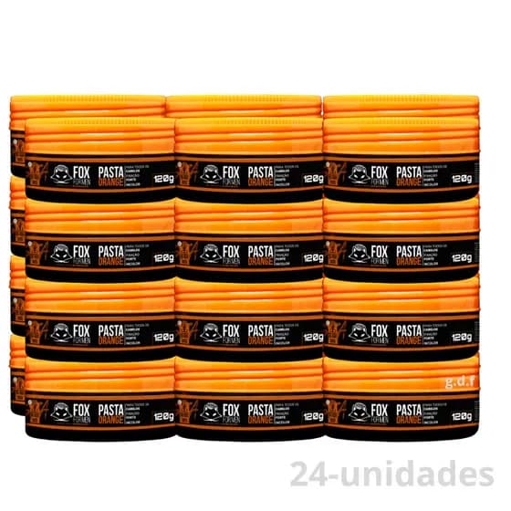 Pasta Modeladora Fox For Men Hair Orange 120g 24 Unidades